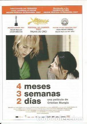 Cartes Postales: Miniposter 0011: 4 meses, 3 semanas, 2 dias - Varios