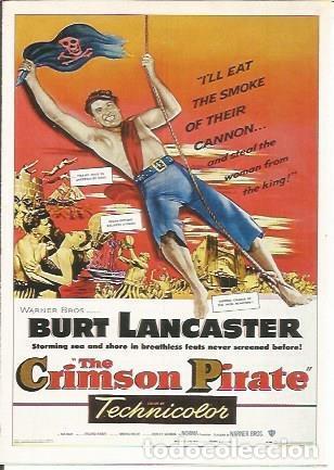 Postais: Miniposter 0114: The Crimson Pirate - Varios