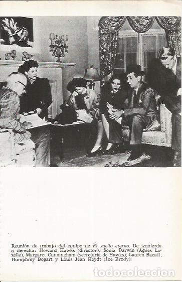 Postales: LAMINA 25055: Reunion de trabajo del equipo de El sue&ntilde;o eterno - Varios