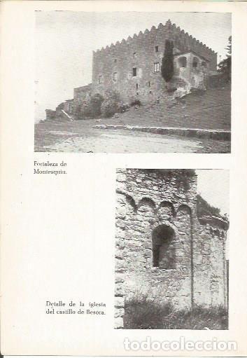 Postkarten: LAMINA 25013: Fortaleza de Montesquiu y castillo de Besora, Barcelona - Eduardo Junyent