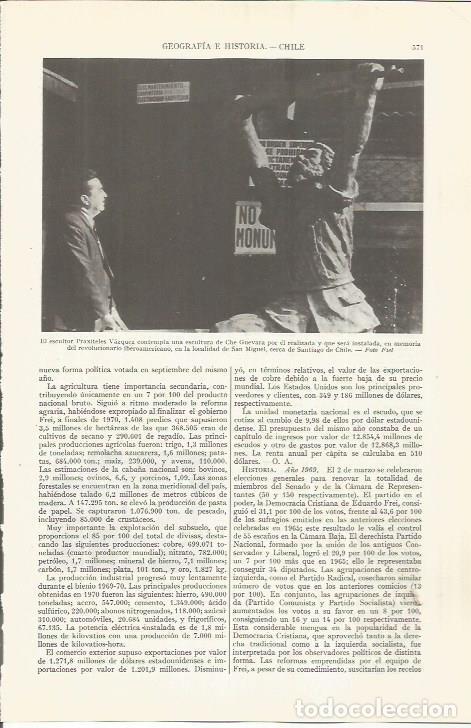 Cartoline: LAMINA ESPASA 36544: Escultura de Che Guevara, por Praxiteles Vazquez - Varios