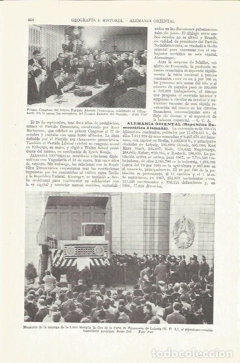 Postcards: LAMINA ESPASA 36735: Entrega de la 1.000 Medalla de Oro de la Feria de Primavera de Leipzig - Varios