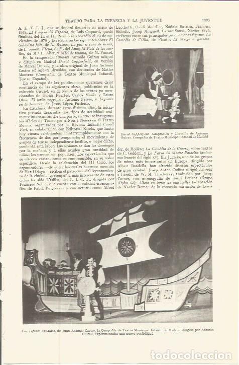 Postkarten: LAMINA ESPASA 36679: Representacion de Infante Arnaldos en Madrid - Varios