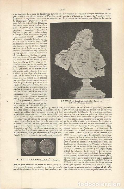 Cartoline: LAMINA ESPASA 36276: Busto de marmol de Luis XIV de Francia - Varios