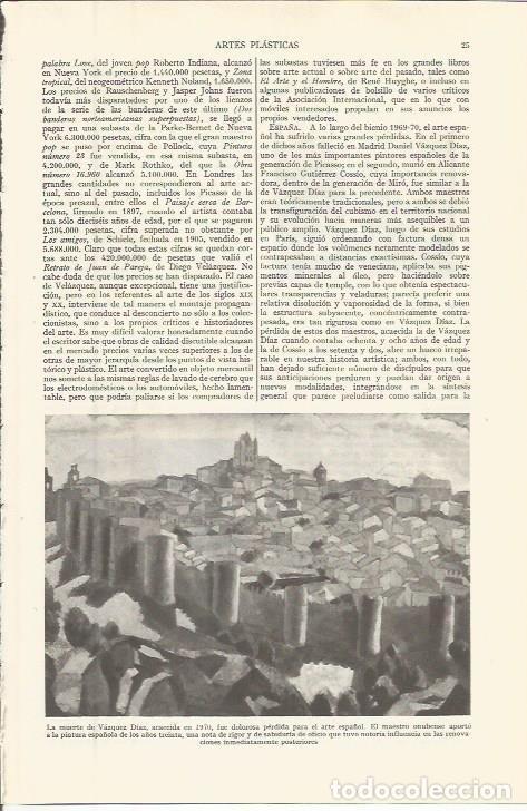 Postales: LAMINA ESPASA 36483: Pintura de Vazquez Diaz - Varios