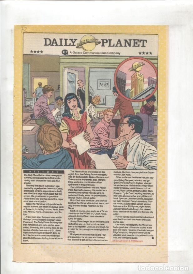 Postales: Ficha personaje DC Comics numero 072: Dark Circle y Daily Planet - VARIOS