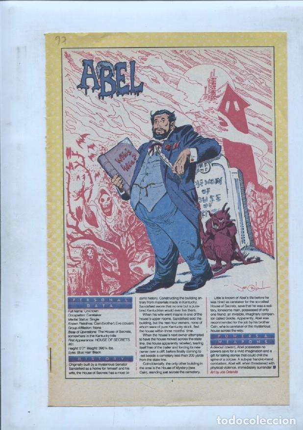 Postkarten: Ficha personaje DC Comics numero 097: Abel y Abnegazar, Rath & Ghast - VARIOS