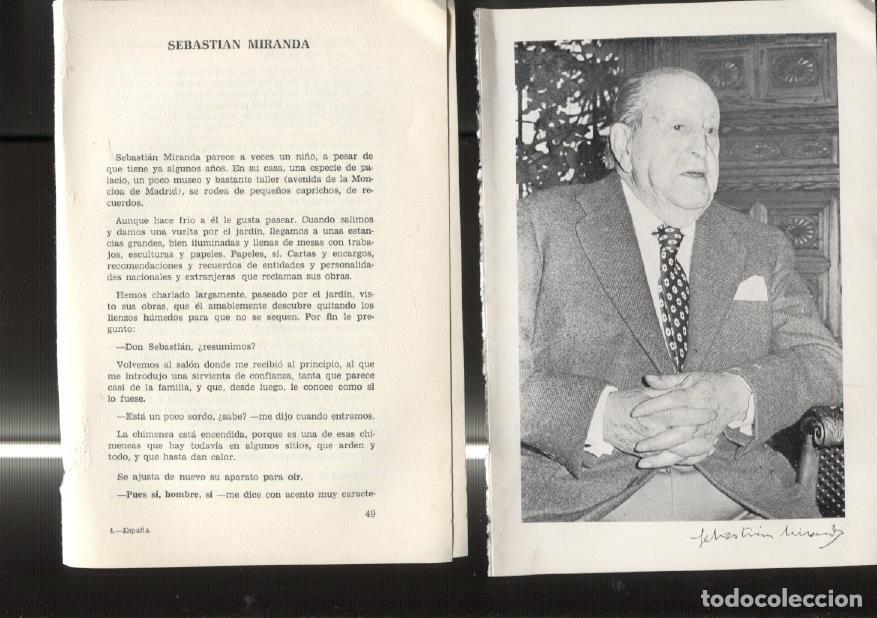 Postkarten: Entrevista con Sebastian Miranda: foto + 12 paginas entrevista -