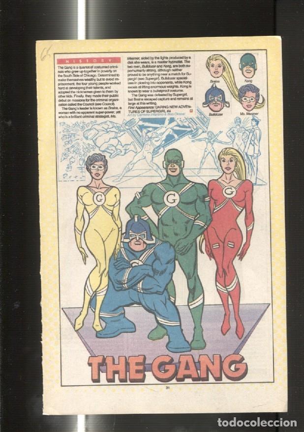 Postkarten: Ficha personaje DC Comics numero 065: The Gang y Garguax - VARIOS