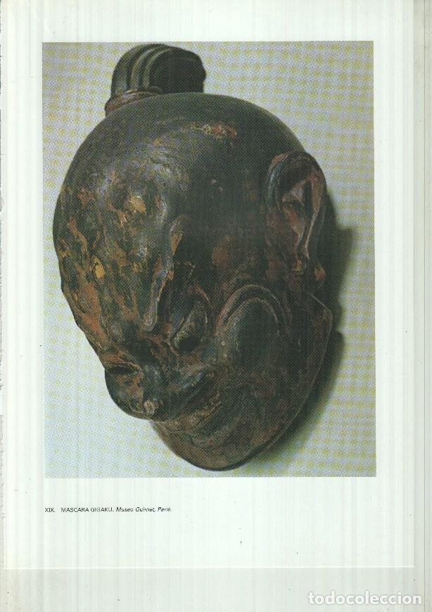 Cartes Postales: Japon el imperio del sol naciente lamina 19: Mascara Gigaku -