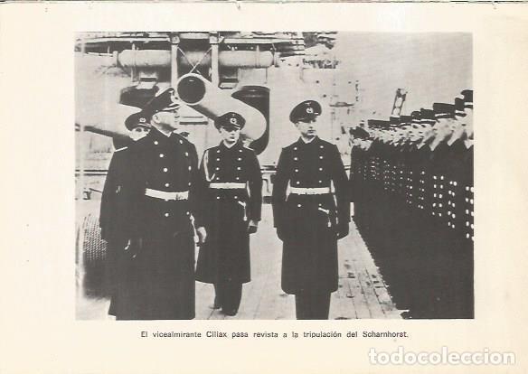 Postkarten: LAMINA 25324: El vicealmirante Ciliax con la tripulacion del Scharnhorst - Karl Von Vereiter