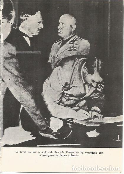 Postales: LAMINA 25311: Firma de los acuerdos de Munich - Karl Von Vereiter