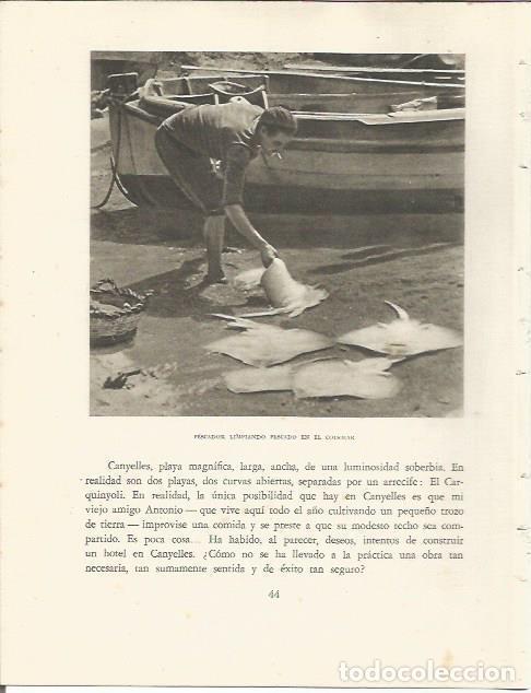 Postales: LAMINA 25104: Pescador en El Codolar en Tossa de Mar - Josep Pla