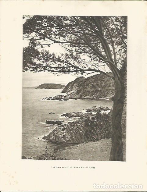 Postales: LAMINA 25134: Costa entre Cap Gros y Cap de Planes - Josep Pla