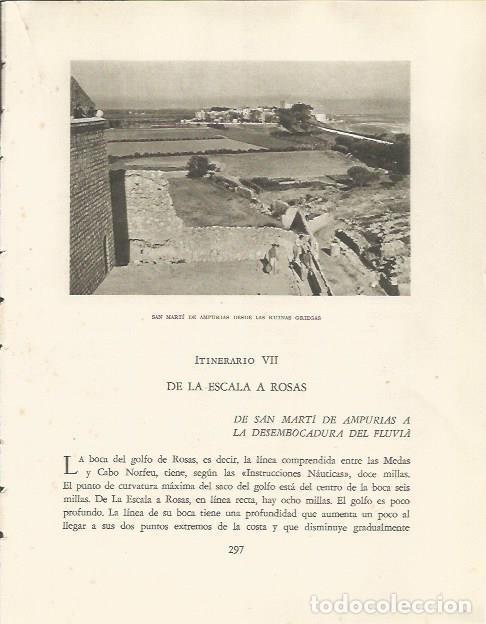 Cartes Postales: LAMINA 25212: Vista de Sant Marti d'Empuries - Josep Pla
