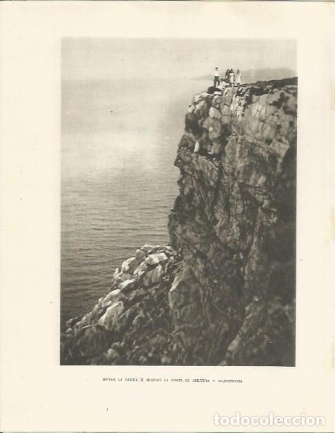 Cartes Postales: LAMINA 25196: Alcantilado entre La Barra y Mongo - Josep Pla