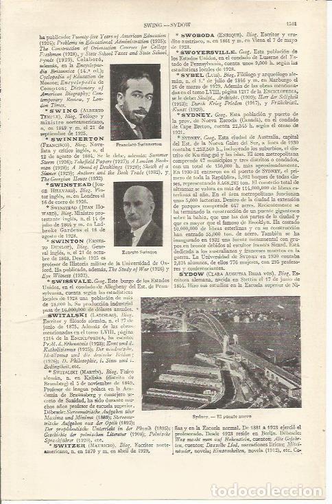 Postais: LAMINA ESPASA 37107: Puente en Sydney, Australia - Varios