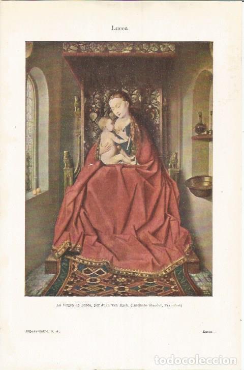 Postkarten: LAMINA ESPASA 37221: La Virgen de Lucca, por Van Eyck - Varios