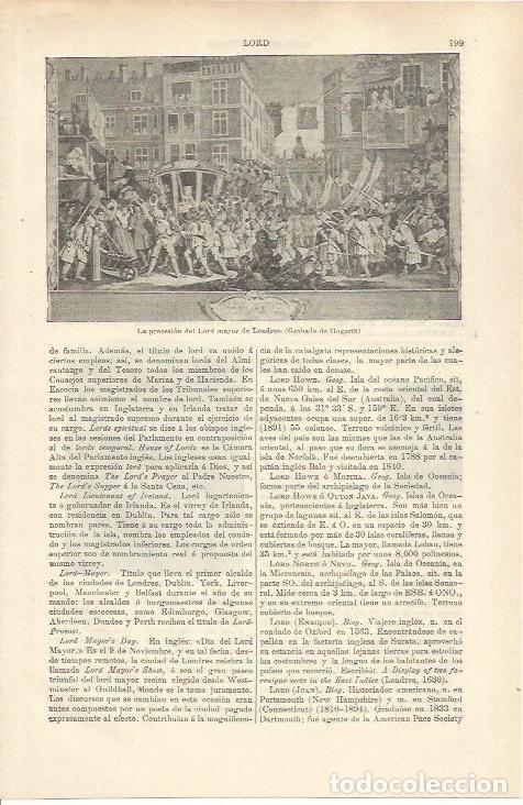 Postkarten: LAMINA ESPASA 37153: La procesion del Lord Mayor de Londres - Varios