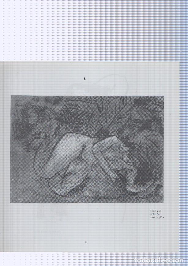 Postales: Teresa Llacer pagina 17/18: Nu al jardi + Nu amb els bra&ccedil;os enlaire - NULL