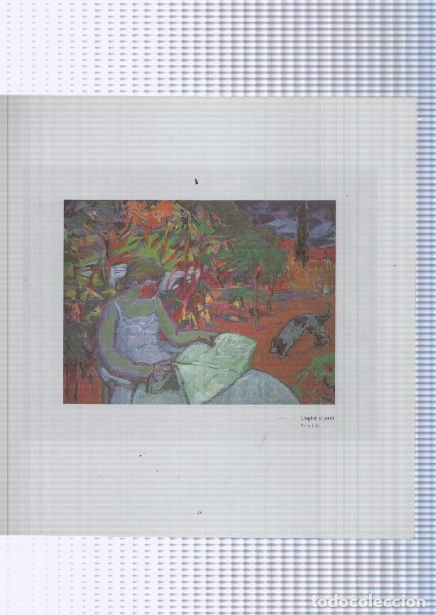 Postales: Teresa Llacer pagina 59/60: Llegint al jardi + Camp d'oliveres - NULL