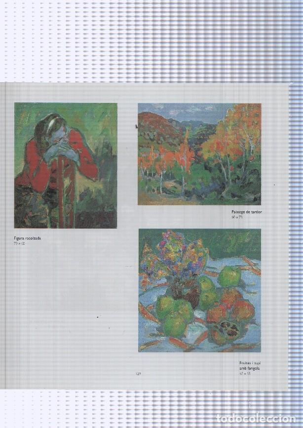 Postales: Teresa Llacer pagina 129/130: Figura recolzada + Paisatge de tardor + Fuites i tupi amb farigola + L