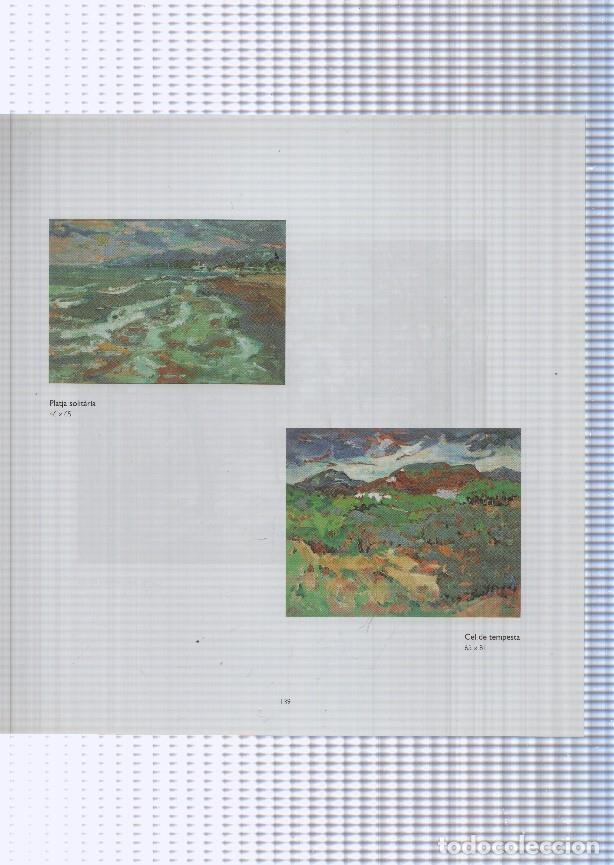Postales: Teresa Llacer pagina 139/140: Platja solitaria + Cel de tempesta + Carrer amb arbres florits - NULL