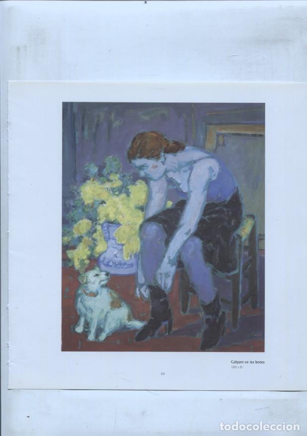 Postales: Teresa Llacer pagina 99/100: Cal&ccedil;ant-se les botes + Flors d'ametller - NULL