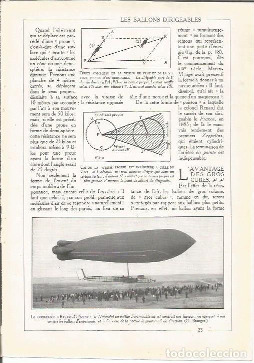 Postales: LAMINA 25687: El dirigible Bayard Clement en el campo de aviacion - Varios