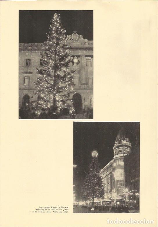 Postkarten: LAMINA 25666: Arboles de Navidad en Barcelona - Varios