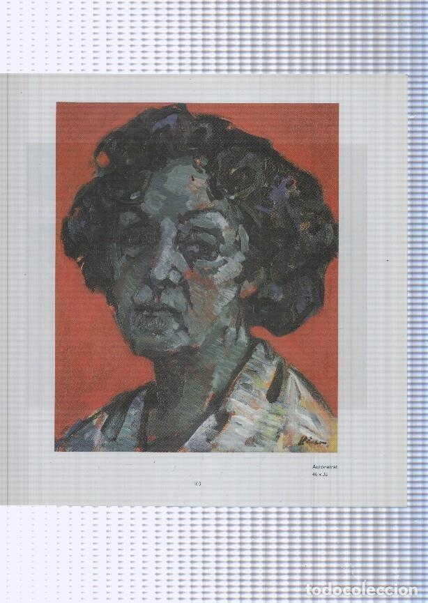 Postcards: Teresa Llacer pagina 103/104: Autoretrat + Platja amb banyistes - NULL