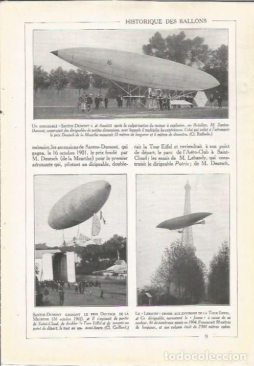 Postcards: LAMINA 25680: El dirigible Santos Dumont - Varios