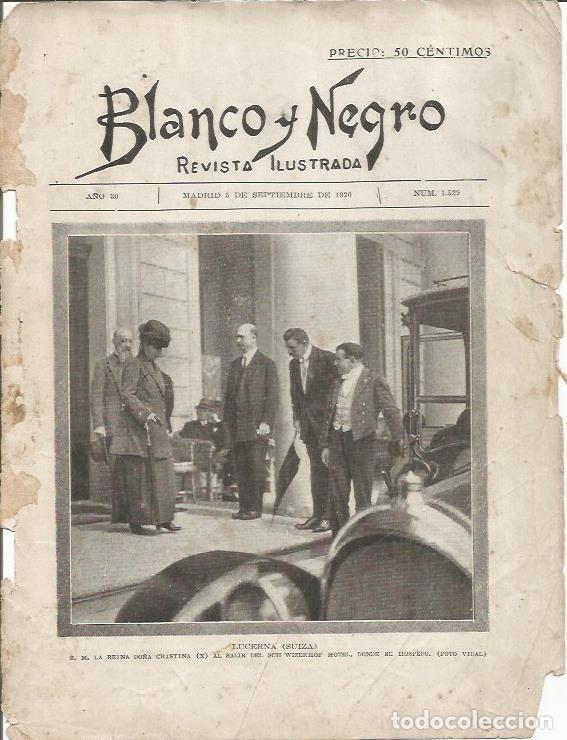 Postcards: LAMINA 25704: Portada de la revista Blanco y Negro de 5 de septiembre de 1920 - Varios