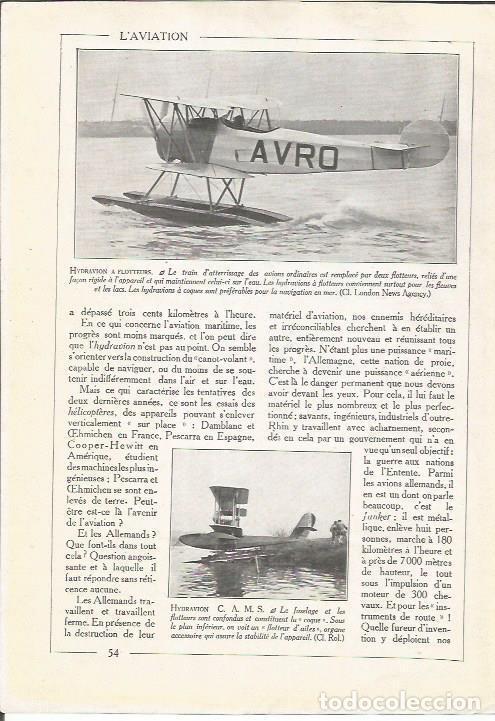 Postkarten: LAMINA 25699: Hidroavion en Flotteurs - Varios