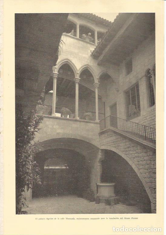 Cartes Postales: LAMINA 25647: Entrada del Palau Aguilar en Barcelona - Varios