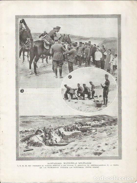 Cartes Postales: LAMINA 25707: Maniobras militares en Santander - Varios