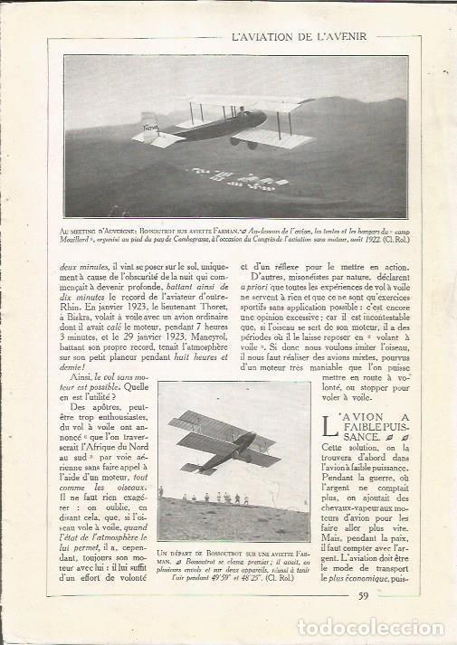 Cartes Postales: LAMINA 25702: Vuelo de la avioneta Farman - Varios