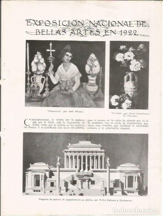 Cartes Postales: LAMINA 25810: Exposicion Nacional de Bellas Artes de 1922 - Varios