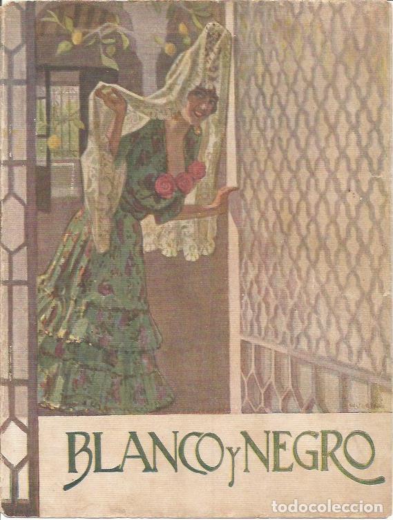 Postcards: LAMINA 25820: Portada de Blanco y Negro y trasera con publicidad de Heno de Pravia - Varios