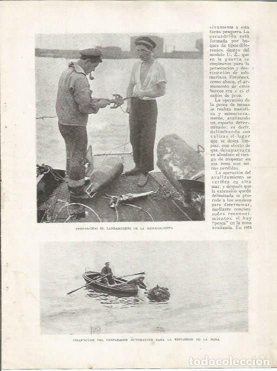 Postcards: LAMINA 25751: Preparacion de detonacion de minas en el mar - Varios