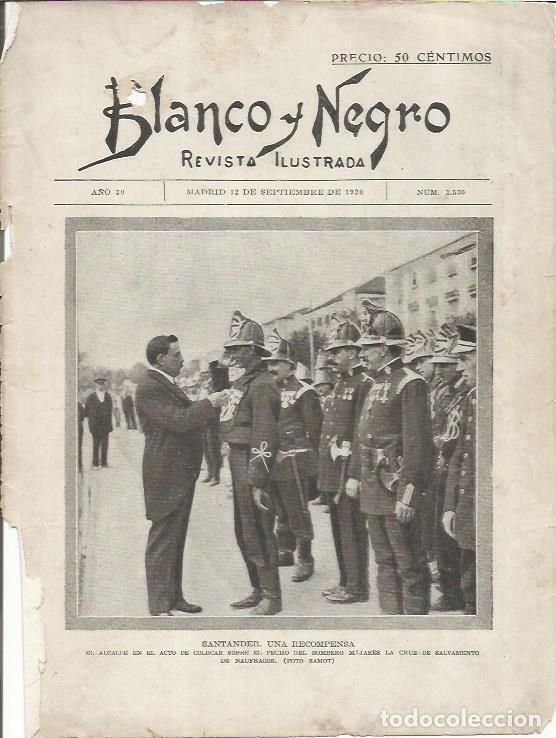 Postcards: LAMINA 25741: Entrega de la Cruz de Salvamento de Naufragios al bombero Mijares en Santander - Vario