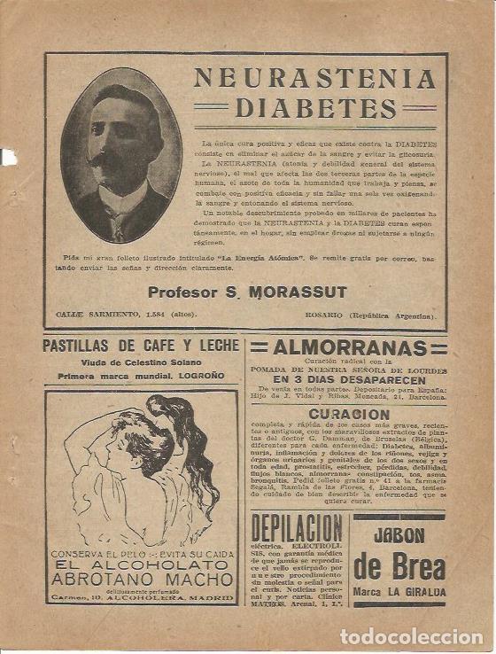 Postcards: LAMINA 25736: Publicidad para la diabetes - Varios