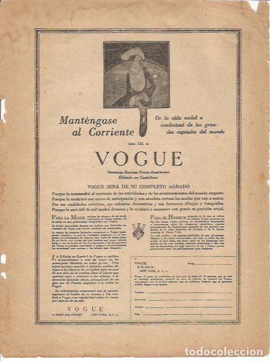 Postcards: LAMINA 25759: Publicidad de Vogue - Varios