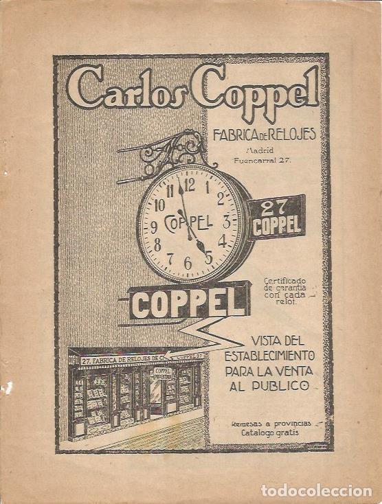 Postcards: LAMINA 25757: Publicidad de Carlos Coppel en Madrid - Varios