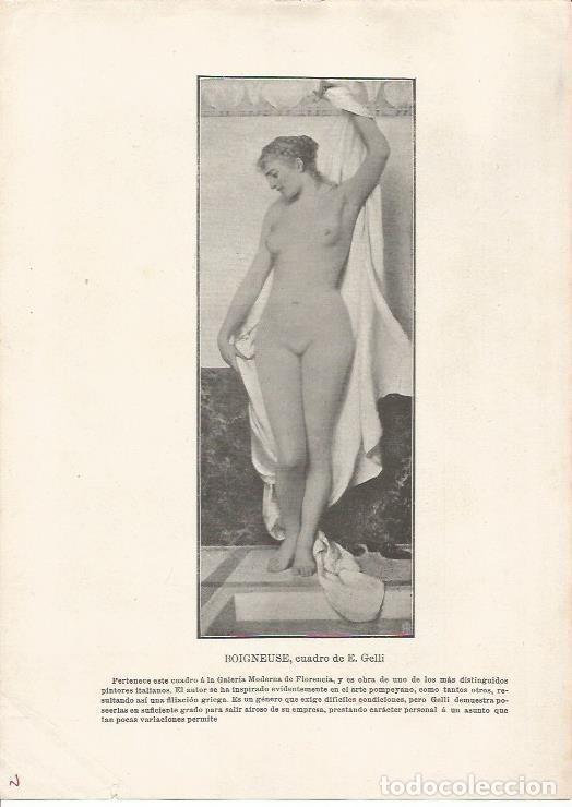 Postkarten: LAMINA 25428: Boigneuse, por E. Gelli - Varios