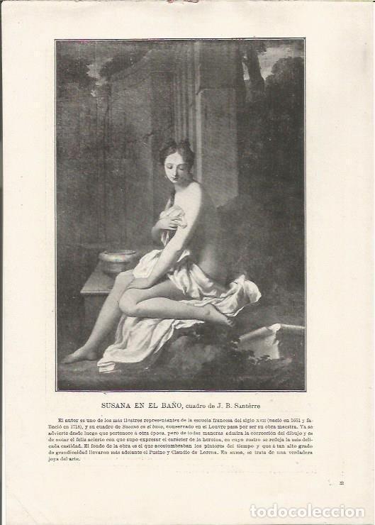 Postais: LAMINA 25452: Susana en el ba&ntilde;o, por J. B. Santerre - Varios