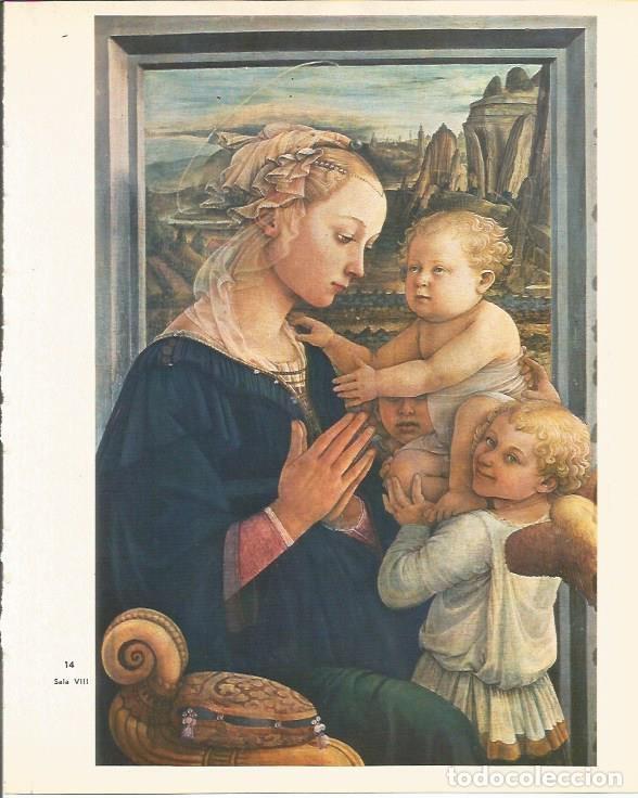 Postkarten: LAMINA 25369: Virgen con el Ni&ntilde;o y angeles, pro Filippo Lippi - M. Lenzini y E. Micheletti