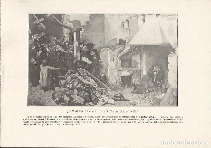 Postais: LAMINA 25431: Jamas en paz, por Course - Varios