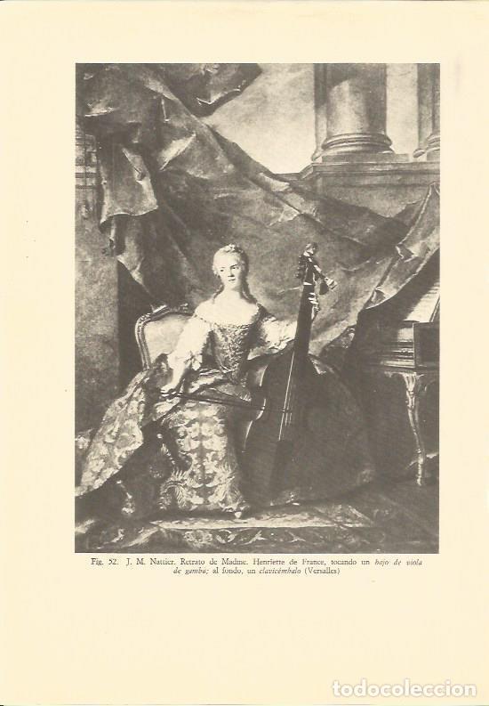 Postais: LAMINA 25534: Retrato de Madame Henriette de France, por Nattier - Varios