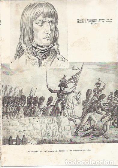 Postais: LAMINA 25346: Paso del Puente de Arcole en 1796 - Carlos Rojas